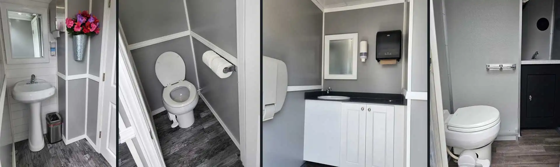 Restroom Trailer Rental for weddings, your event